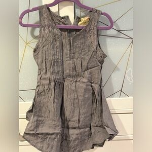 Mia Joy Gray Lace Sleeveless Fit & Flare Dress Size 5